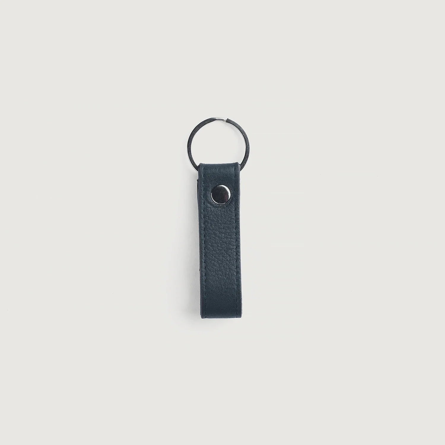 Adkins Blue Leather Keychain by Dash Racegear - unisex Leather Accessories view 1