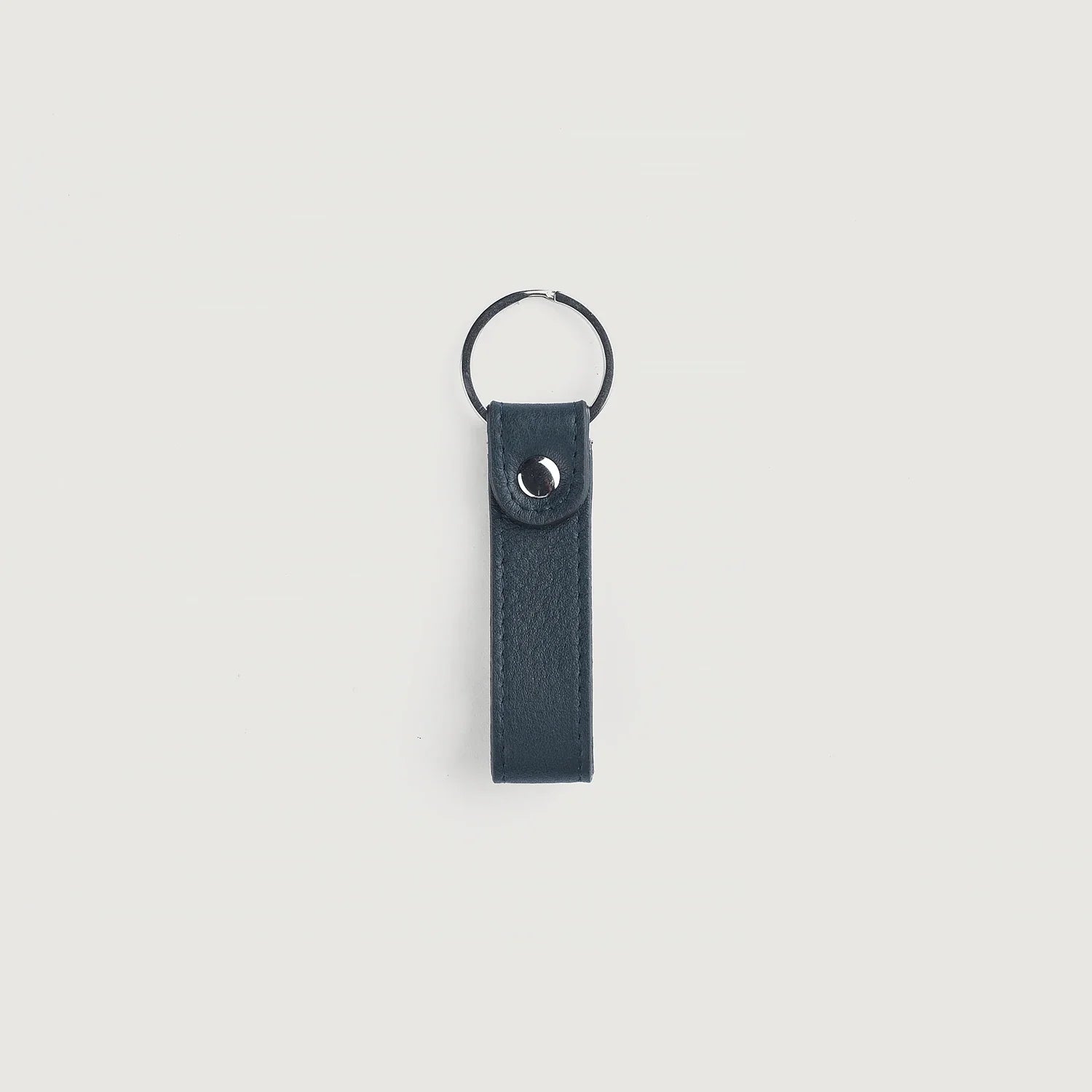 Adkins Blue Leather Keychain by Dash Racegear - unisex Leather Accessories view 2