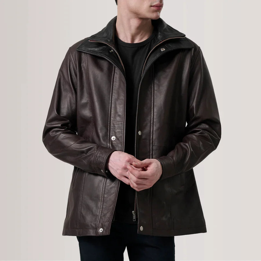 Adnan Hasan Custom Connor Maroon Jacket. by Dash Racegear - unisex Jacket view 1