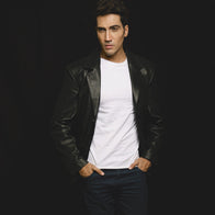 Alyson Black Leather Blazer by Dash Racegear - men Jacket view 6