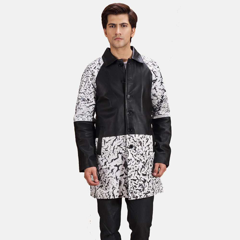 Artistry Black Dye Leather Coat by Dash Racegear - men Jacket view 1