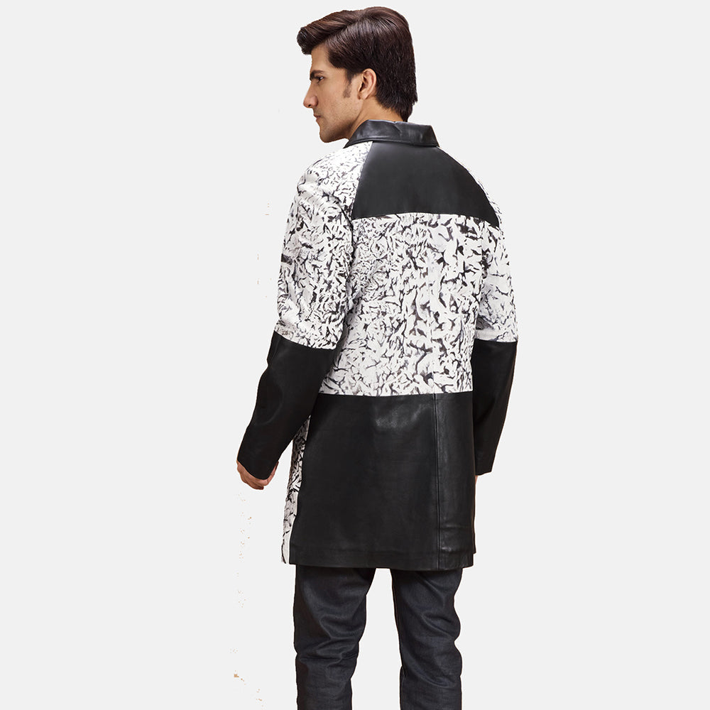 Artistry Black Dye Leather Coat by Dash Racegear - men Jacket view 4