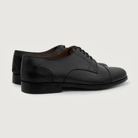 Attorney Derby Black Leather Shoes by Dash Racegear - men Leather Shoes view 3
