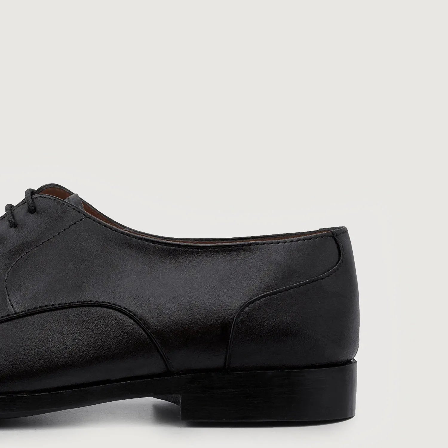 Attorney Derby Black Leather Shoes by Dash Racegear - men Leather Shoes view 5
