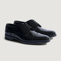 Attorney Derby Black Patent Leather Shoes by Dash Racegear - men Leather Shoes view 1