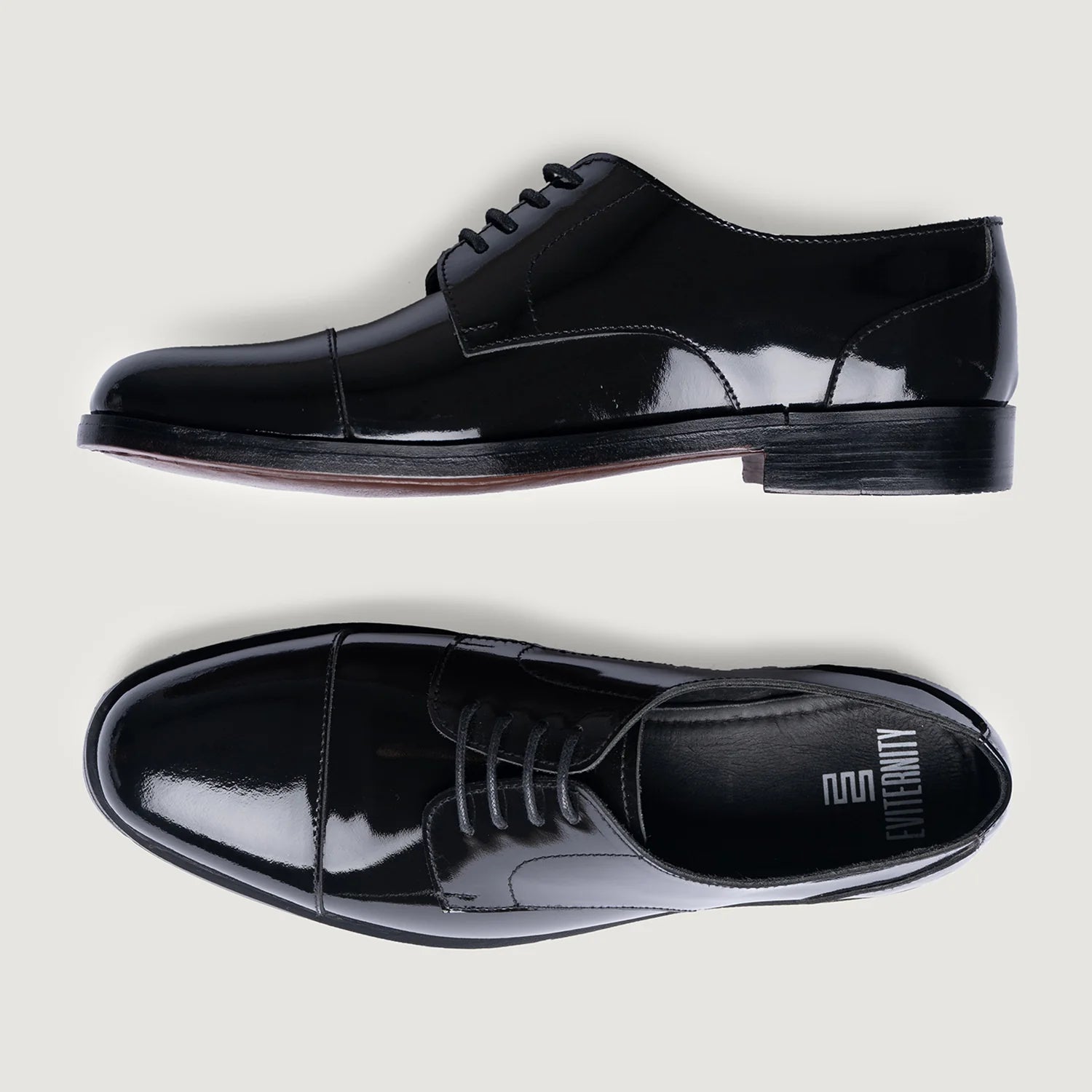 Attorney Derby Black Patent Leather Shoes by Dash Racegear - men Leather Shoes view 3