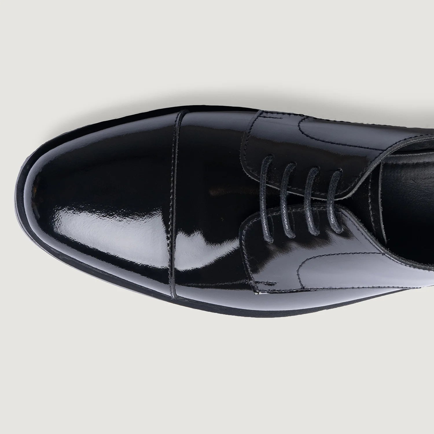 Attorney Derby Black Patent Leather Shoes by Dash Racegear - men Leather Shoes view 5