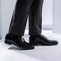 Attorney Derby Black Patent Leather Shoes by Dash Racegear - men Leather Shoes view 8