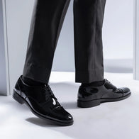 Attorney Derby Black Patent Leather Shoes by Dash Racegear - men Leather Shoes view 9