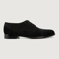 Attorney Derby Black Suede Leather Shoes by Dash Racegear - men Leather Shoes view 2