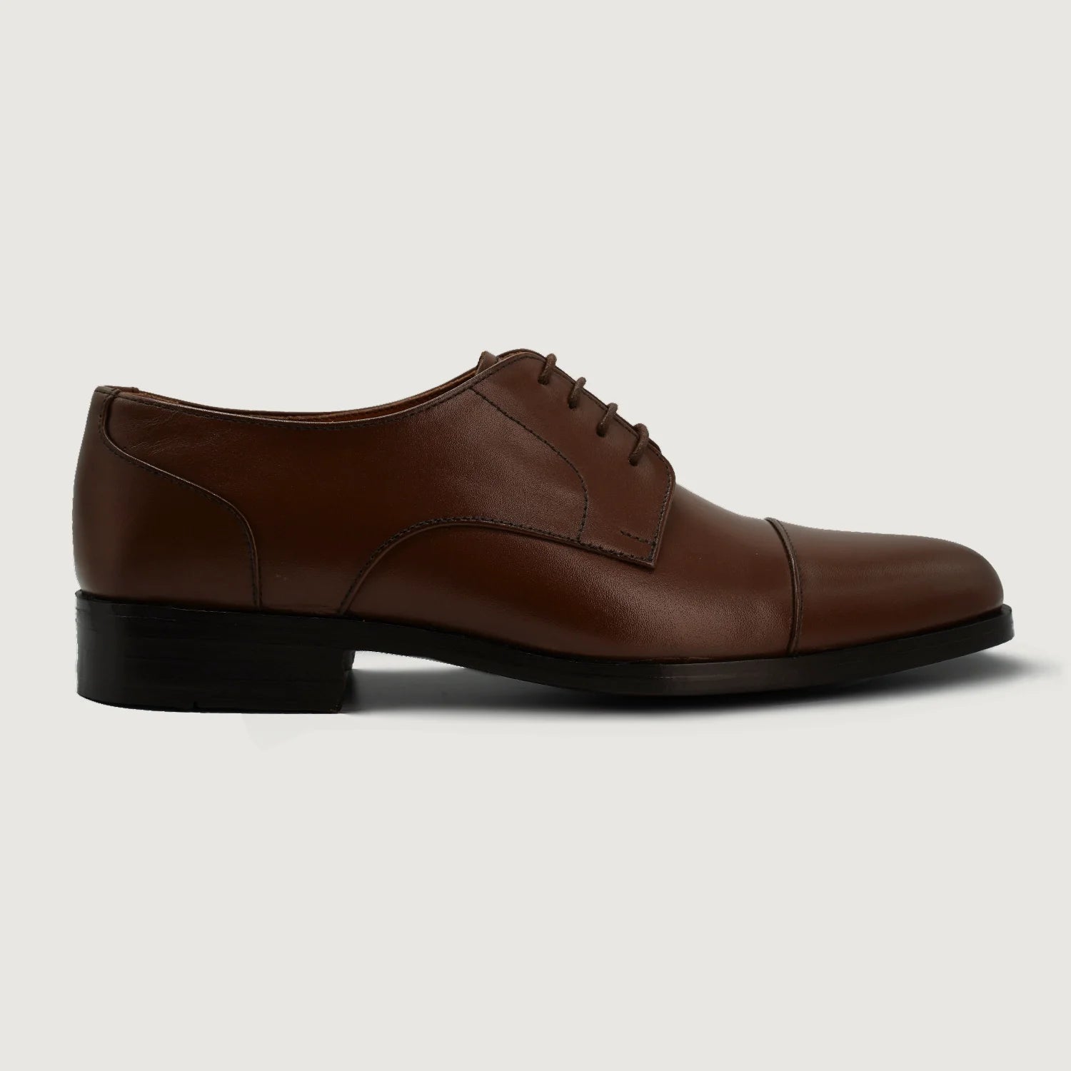 Attorney Derby Brown Leather Shoes by Dash Racegear - men Leather Shoes view 2