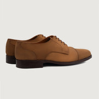 Attorney Derby Brown Nubuck Leather Shoes by Dash Racegear - men Leather Shoes view 4