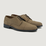 Attorney Derby Brown Nubuck Leather Shoes - StudGuard by Dash Racegear - men Leather Shoes view 1