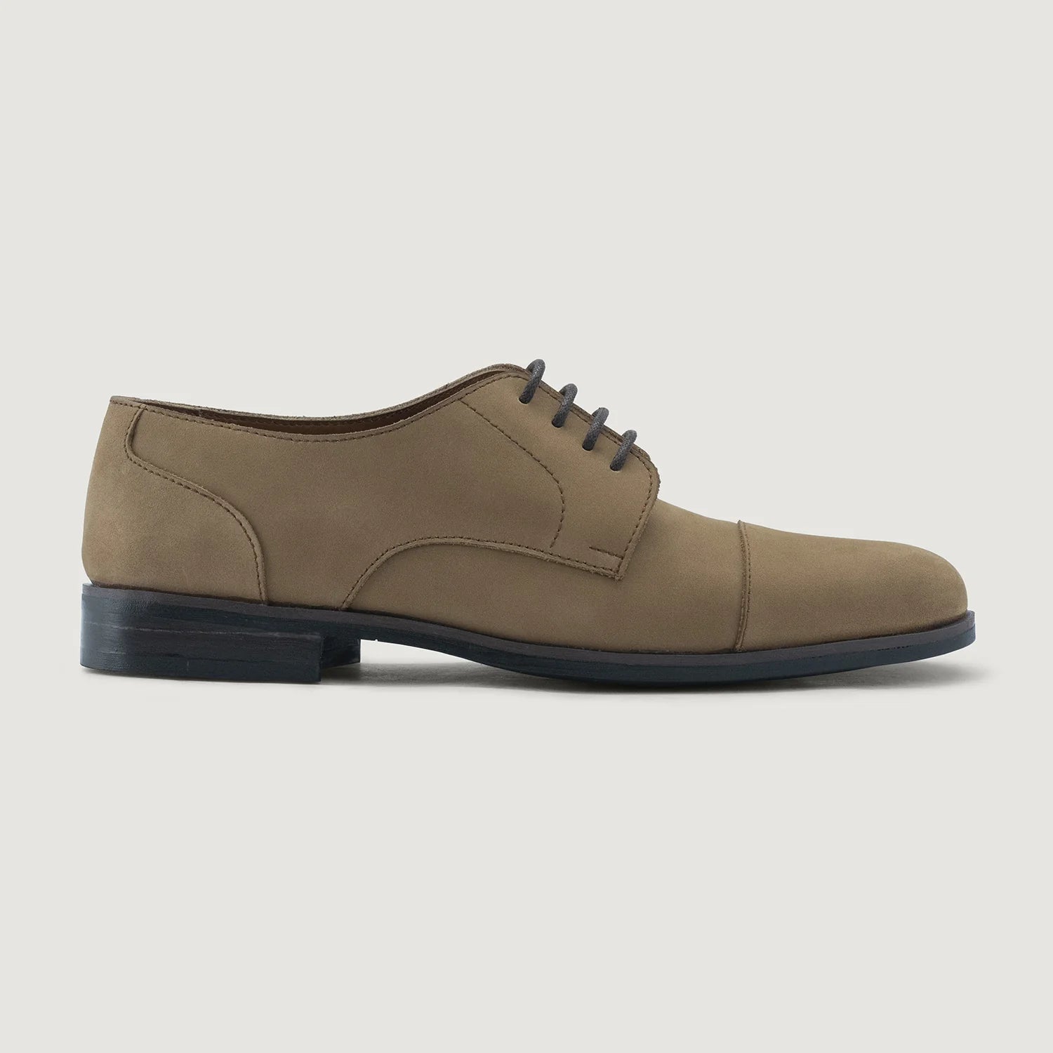 Attorney Derby Brown Nubuck Leather Shoes - StudGuard by Dash Racegear - men Leather Shoes view 2