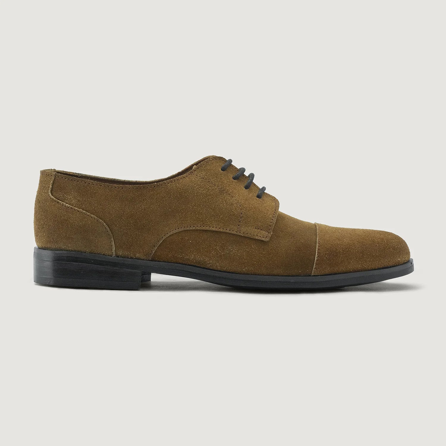 Attorney Derby Brown Suede Leather Shoes - StudGuard by Dash Racegear - men Leather Shoes view 2