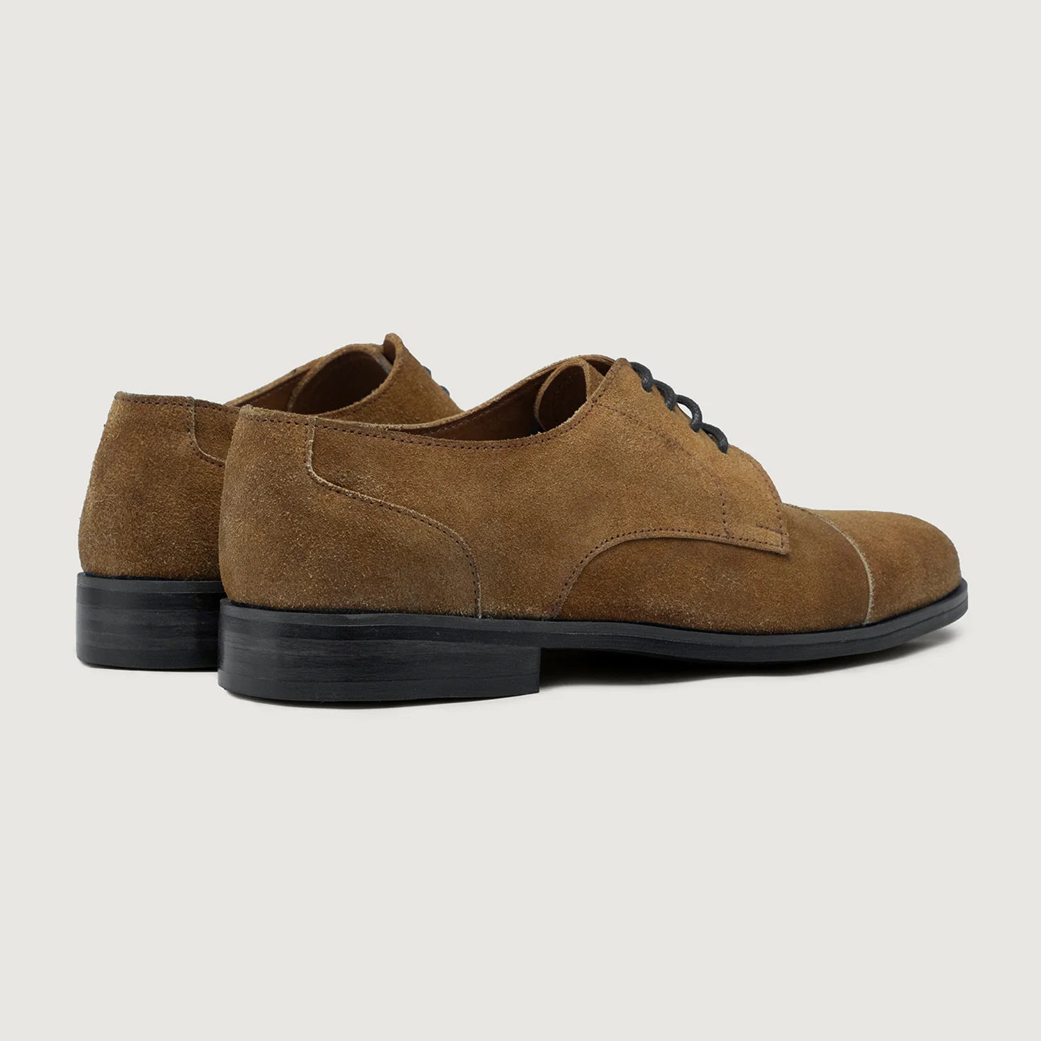 Attorney Derby Brown Suede Leather Shoes - StudGuard by Dash Racegear - men Leather Shoes view 4