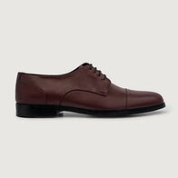 Attorney Derby Maroon Leather Shoes by Dash Racegear - men Leather Shoes view 2