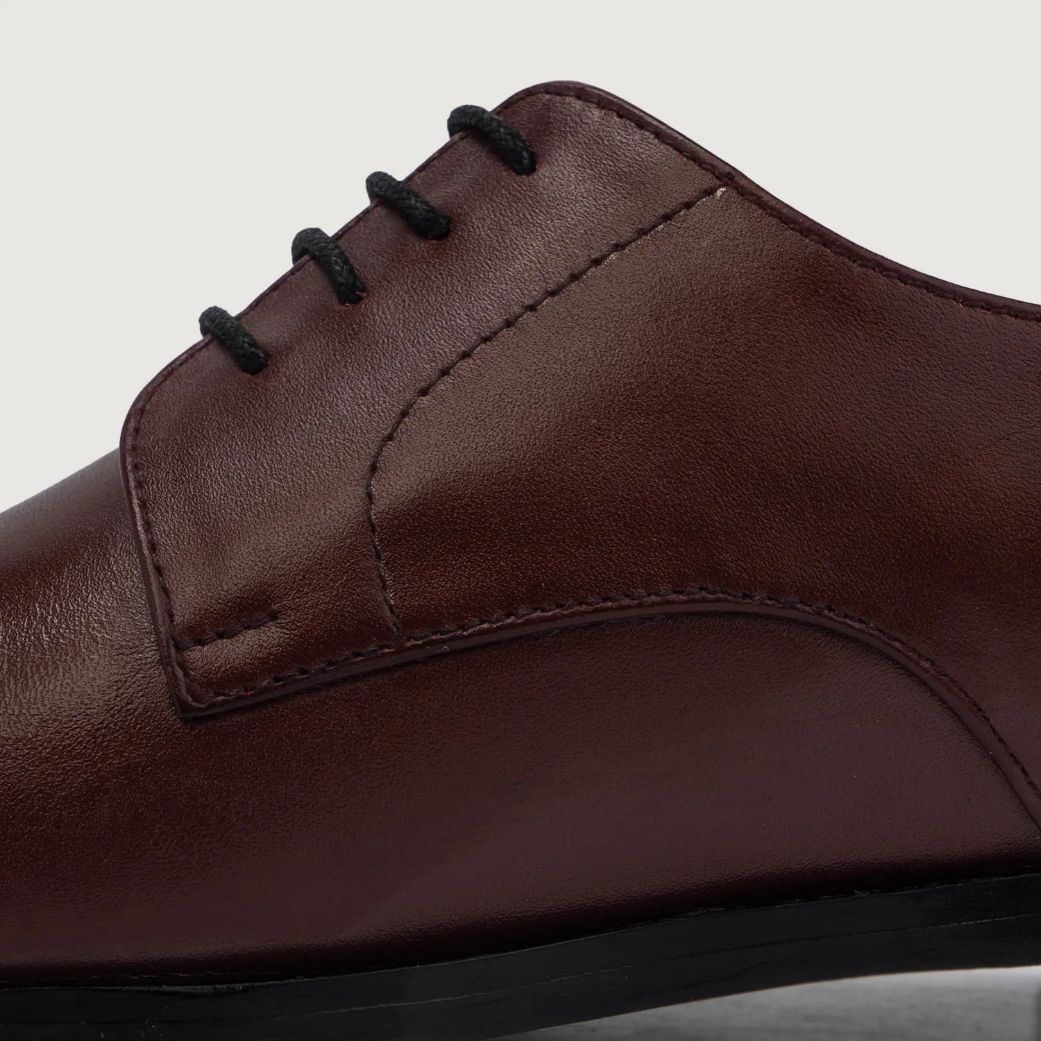 Attorney Derby Maroon Leather Shoes by Dash Racegear - men Leather Shoes view 5