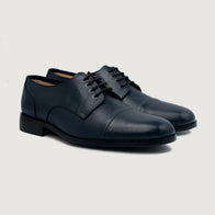 Attorney Derby Midnight Blue Leather Shoes by Dash Racegear - men Leather Shoes view 1