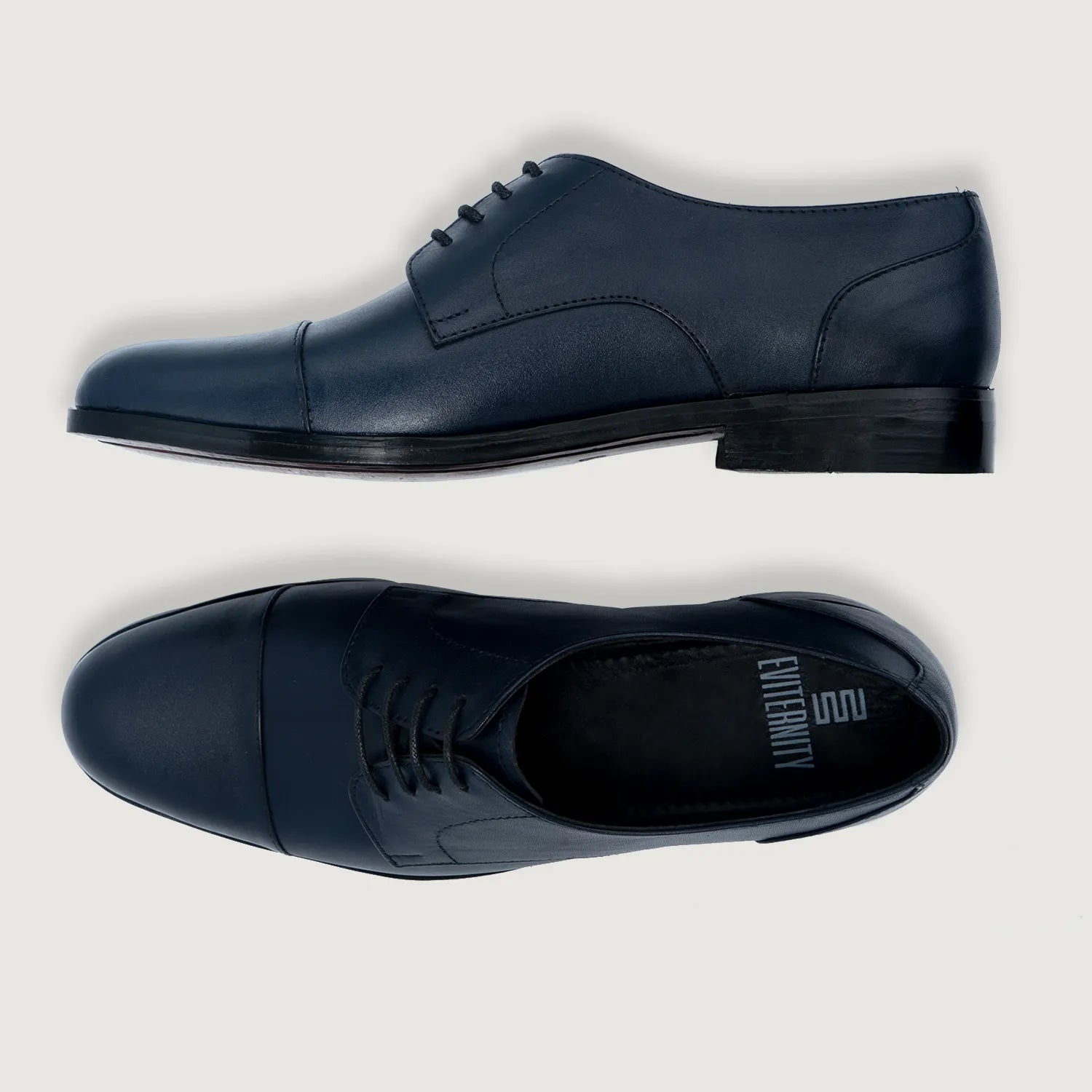 Attorney Derby Midnight Blue Leather Shoes by Dash Racegear - men Leather Shoes view 3