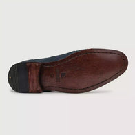 Attorney Derby Midnight Blue Suede Leather Shoes by Dash Racegear - men Leather Shoes view 5