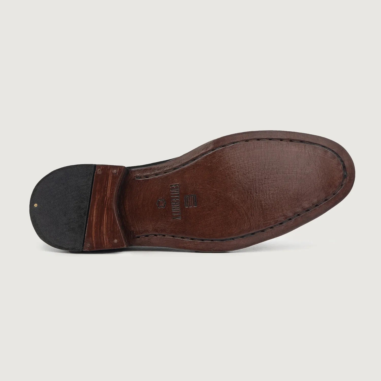Baxton Black Leather Loafers by Dash Racegear - men Leather Shoes view 6