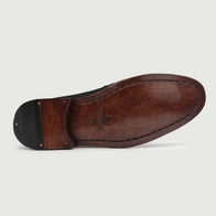 Baxton Black Suede Leather Loafers by Dash Racegear - men Leather Shoes view 6
