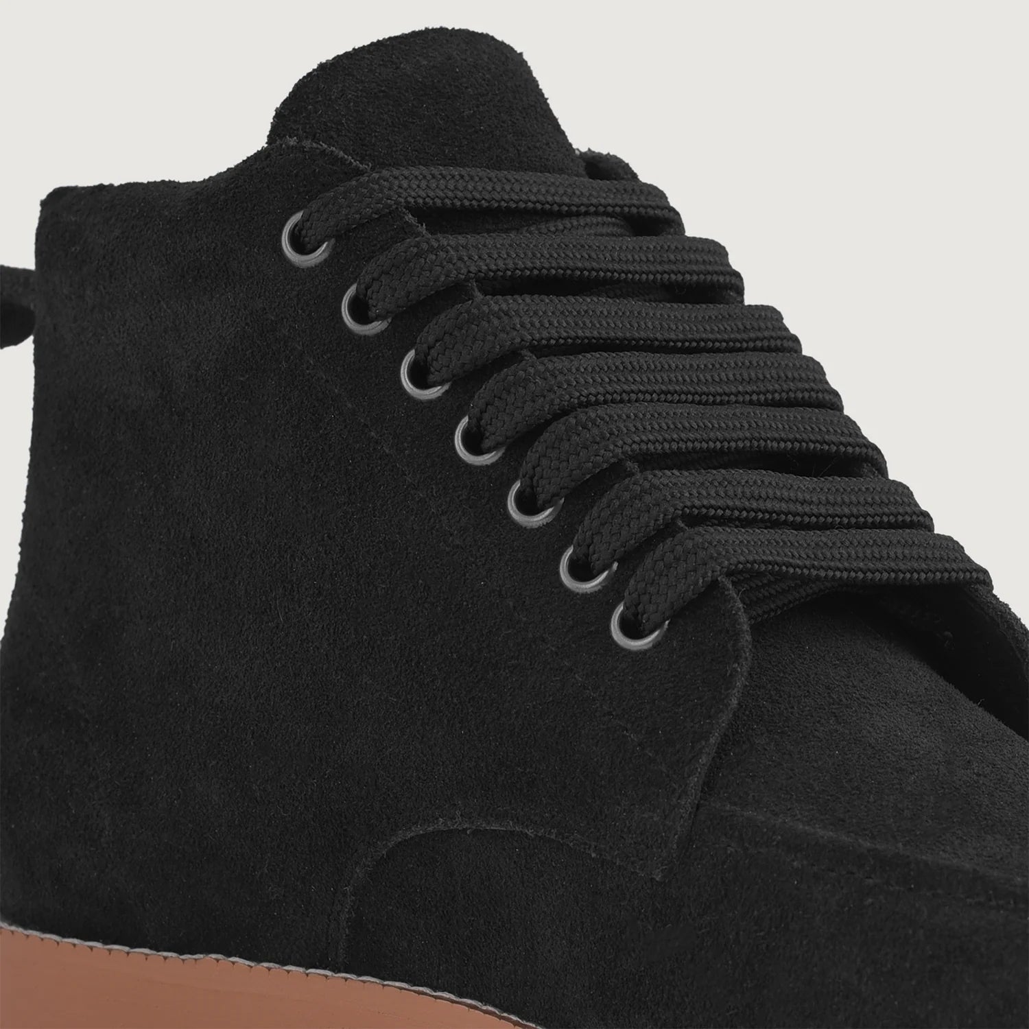 Bearman Moc Toe Black Suede Boots by Dash Racegear - men Leather Shoes view 4