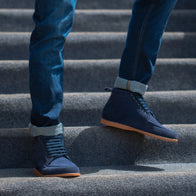 Bearman Moc Toe Blue Suede Boots by Dash Racegear - men Leather Shoes view 10