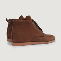 Bearman Moc Toe Pull-up Brown Leather Boots by Dash Racegear - men Leather Shoes view 5