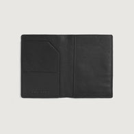 Bernardi Black Leather Travel Wallet by Dash Racegear - unisex Leather Accessories view 4