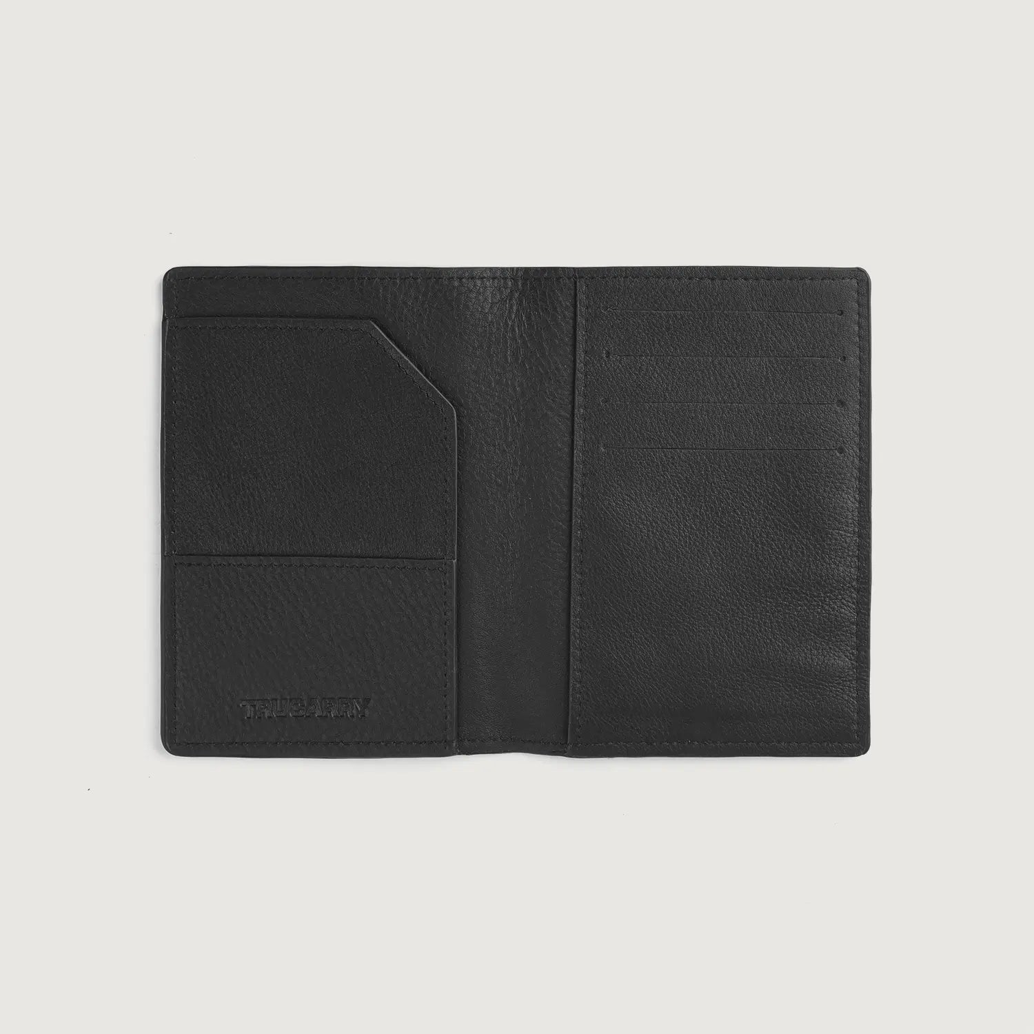 Bernardi Black Leather Travel Wallet by Dash Racegear - unisex Leather Accessories view 4
