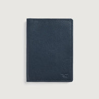 Bernardi Blue Leather Travel Wallet by Dash Racegear - unisex Leather Accessories view 1