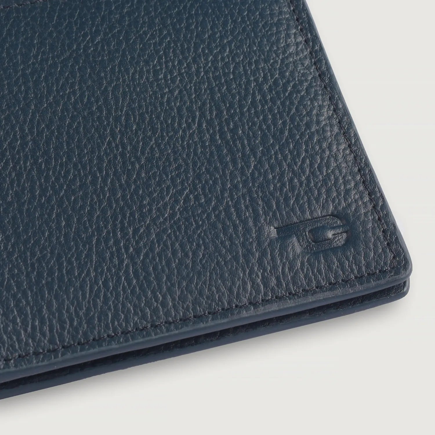 Bernardi Blue Leather Travel Wallet by Dash Racegear - unisex Leather Accessories view 7