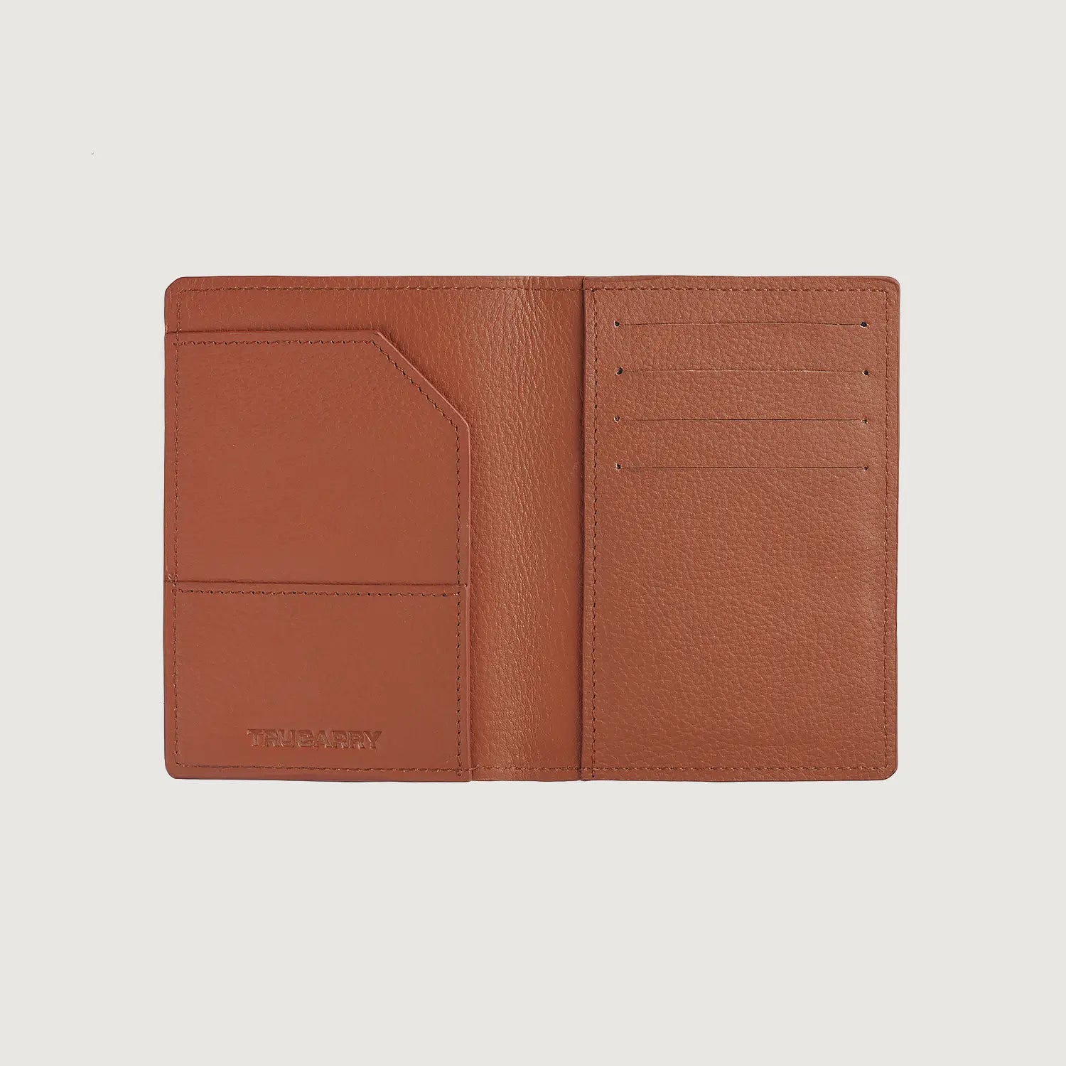 Bernardi Brown Leather Travel Wallet by Dash Racegear - unisex Leather Accessories view 4