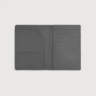 Bernardi Grey Leather Travel Wallet by Dash Racegear - unisex Leather Accessories view 4