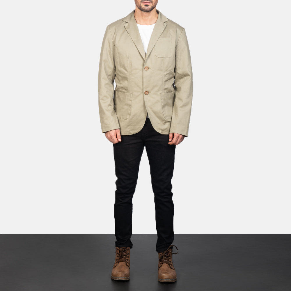 Borges Beige Blazer by Dash Racegear - men Jacket view 3