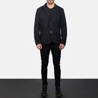 Borges Black Blazer by Dash Racegear - men Jacket view 3