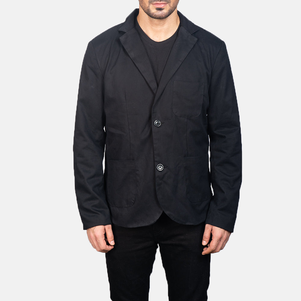 Borges Black Blazer by Dash Racegear - men Jacket view 4