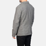 Borges Grey Wool Blazer by Dash Racegear - men Jacket view 5