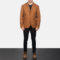 Borges Khaki Wool Blazer by Dash Racegear - men Jacket view 3