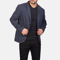Borges Navy Blue Blazer by Dash Racegear - men Jacket view 2
