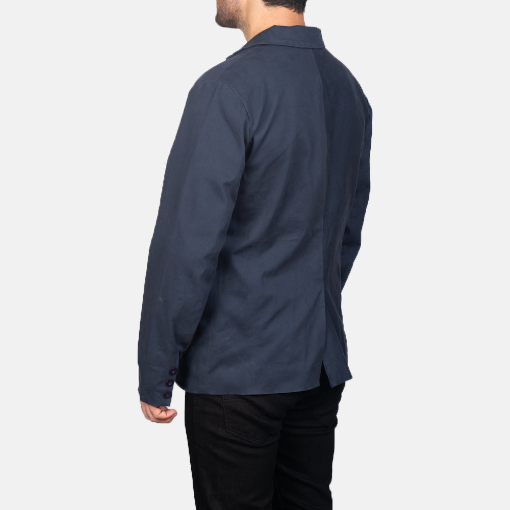 Borges Navy Blue Blazer by Dash Racegear - men Jacket view 5