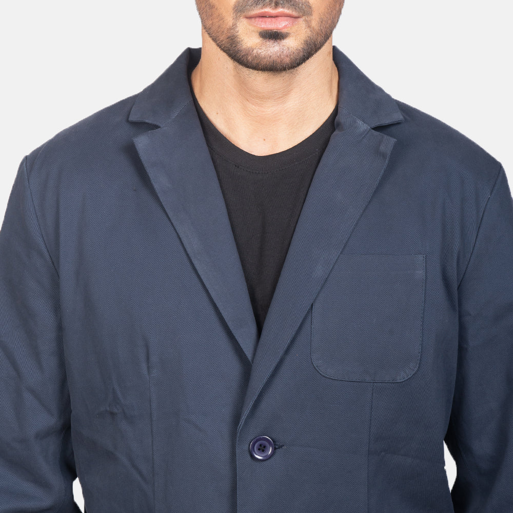 Borges Navy Blue Blazer by Dash Racegear - men Jacket view 6