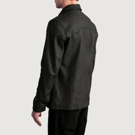 Bronco Tumbled Brown Leather Shirt by Dash Racegear - men Jacket view 6