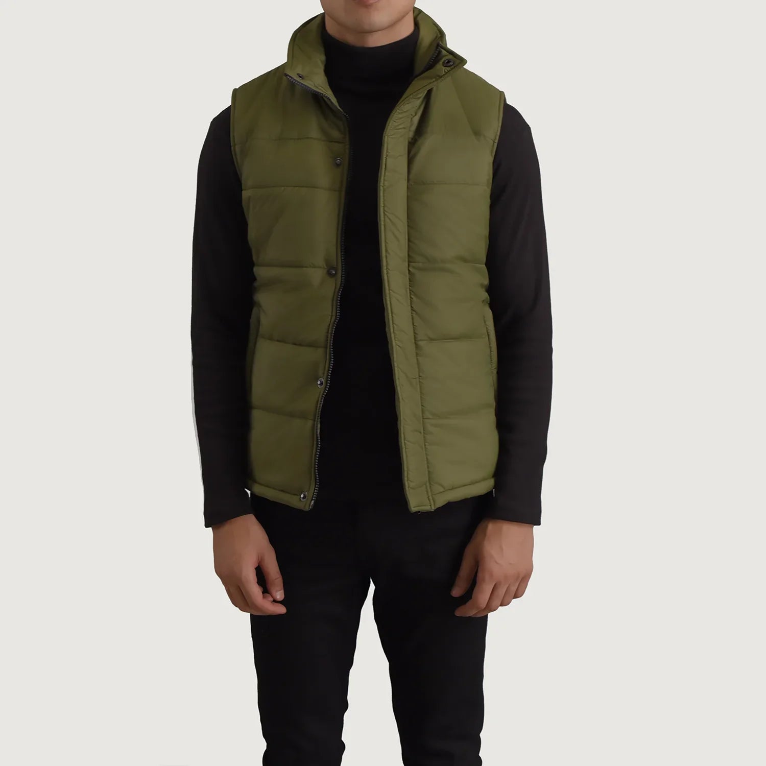 Bryan Green Puffer Vest by Dash Racegear - men Jacket view 1