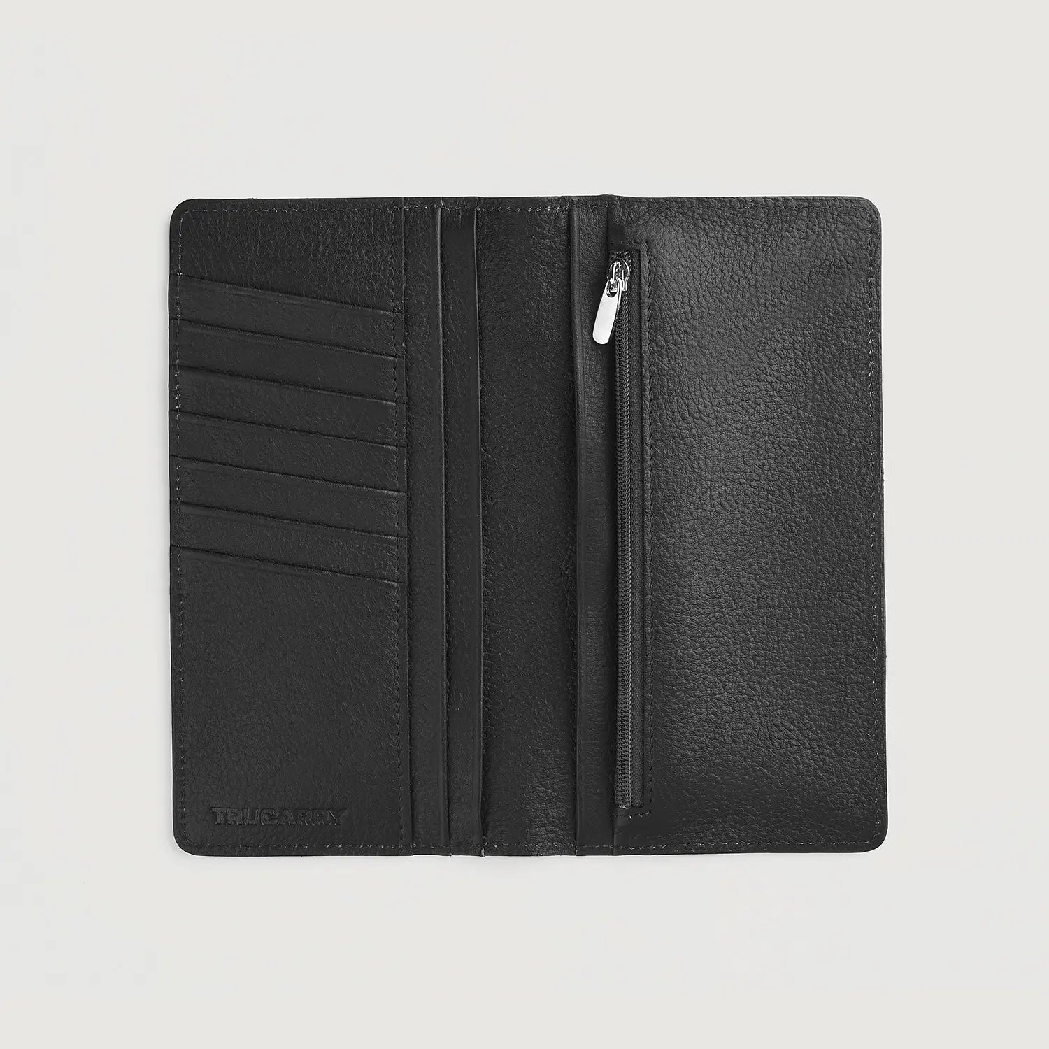 Cameron Black Leather Long Wallet by Dash Racegear - unisex Leather Accessories view 3