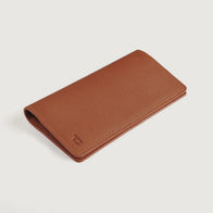 Cameron Brown Leather Long Wallet by Dash Racegear - unisex Leather Accessories view 3