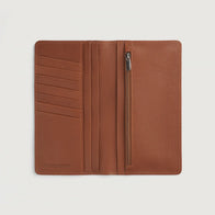 Cameron Brown Leather Long Wallet by Dash Racegear - unisex Leather Accessories view 4