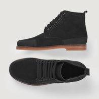Carnell Moc Toe Black Suede Boots by Dash Racegear - men Leather Shoes view 3